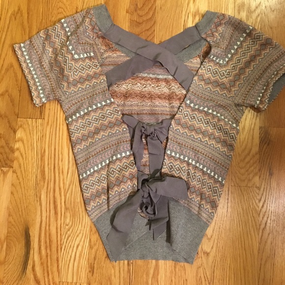 Marc by Marc Jacobs Silk Sweater with Open Back - Picture 2 of 3